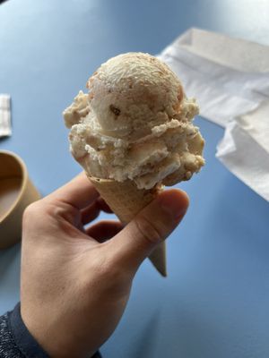 Guava cheesecake ice cream cone – Big Feeling, Providence RI